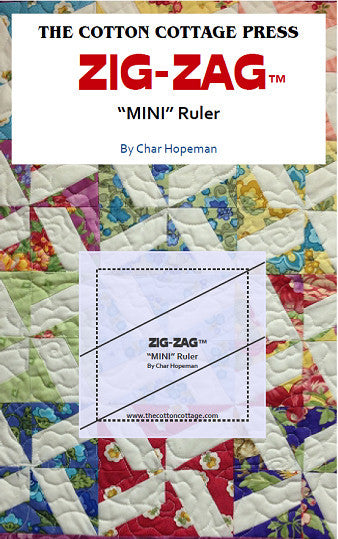 ZIG-ZAG Mini Ruler – The Cotton Cottage Press